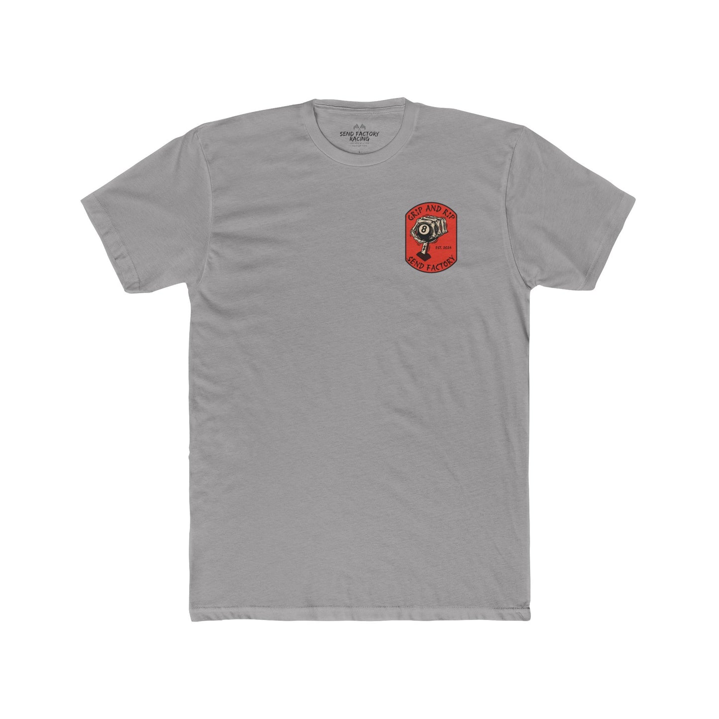 Send Factory Racing Unisex Crew Tee - Motivational Cotton T-Shirt for Racing Enthusiasts