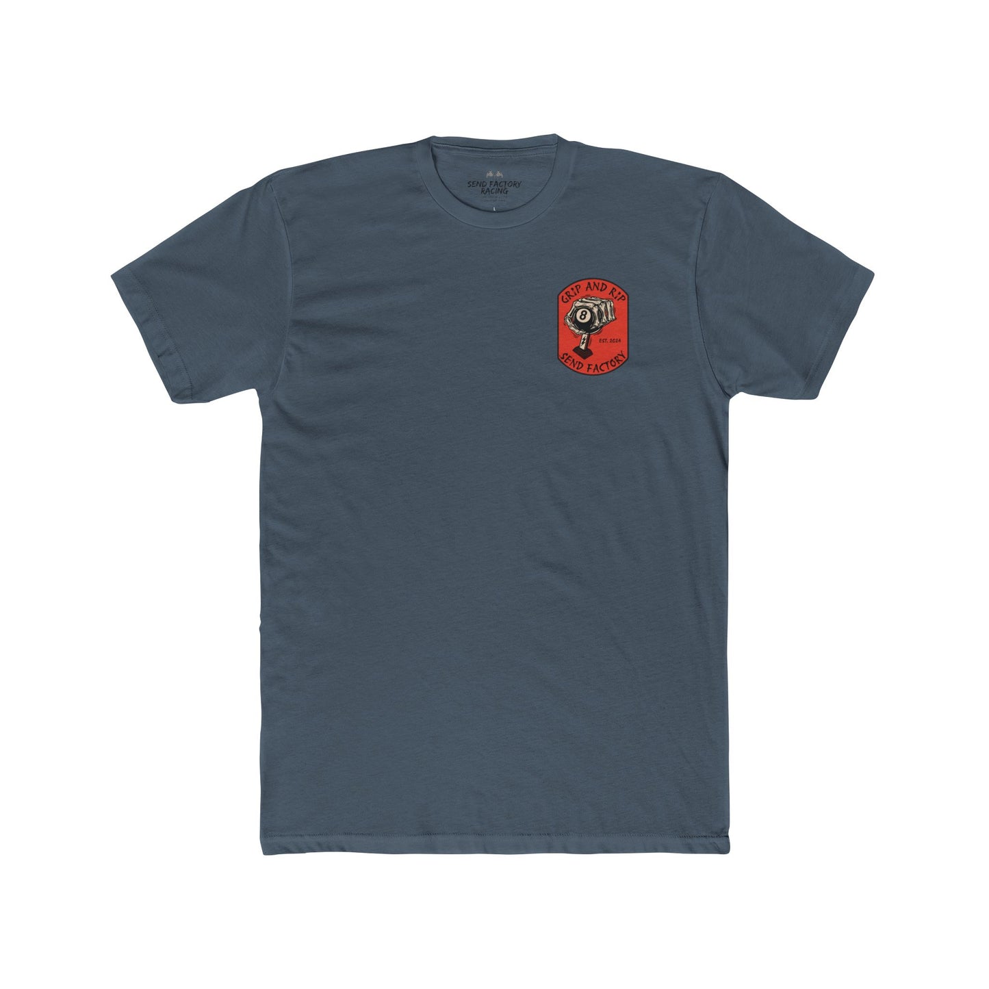 Send Factory Racing Unisex Crew Tee - Motivational Cotton T-Shirt for Racing Enthusiasts