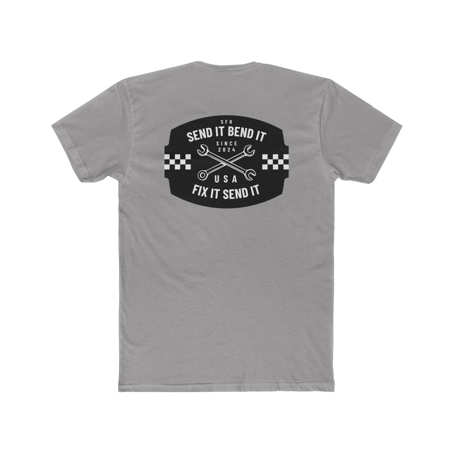 Send Factory Racing Unisex Crew Tee - Motivational Cotton T-Shirt for Racing Enthusiasts