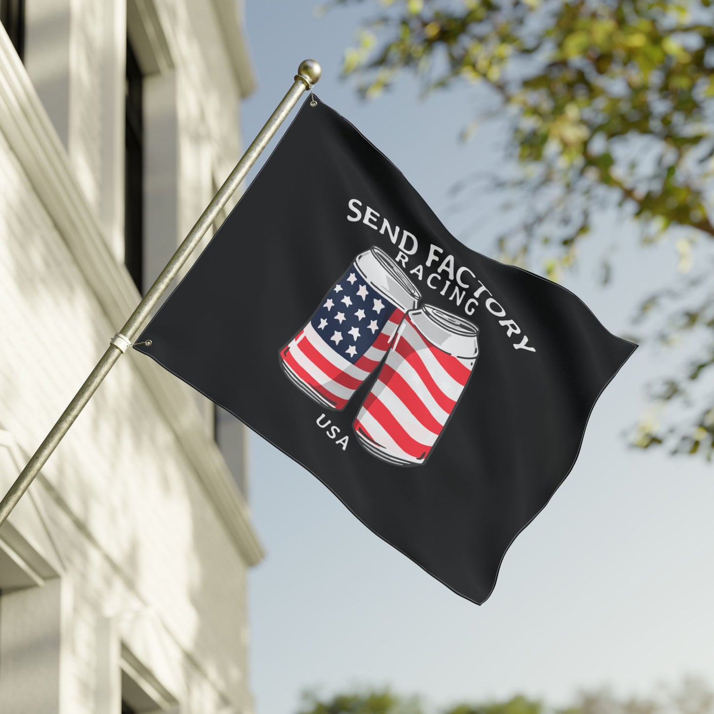 send factory racing flags