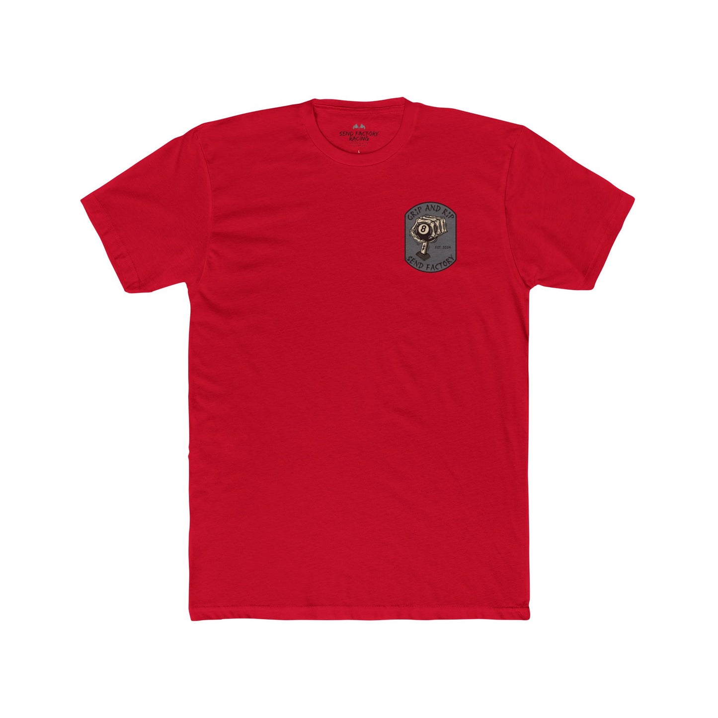 Send Factory Racing Unisex Crew Tee - Motivational Cotton T-Shirt for Racing Enthusiasts