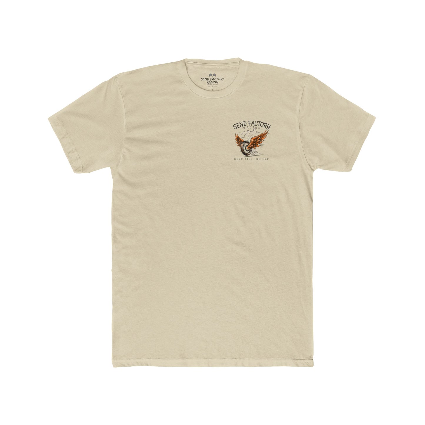 Send Factory Racing Unisex Crew Tee - Motivational Cotton T-Shirt for Racing Enthusiasts