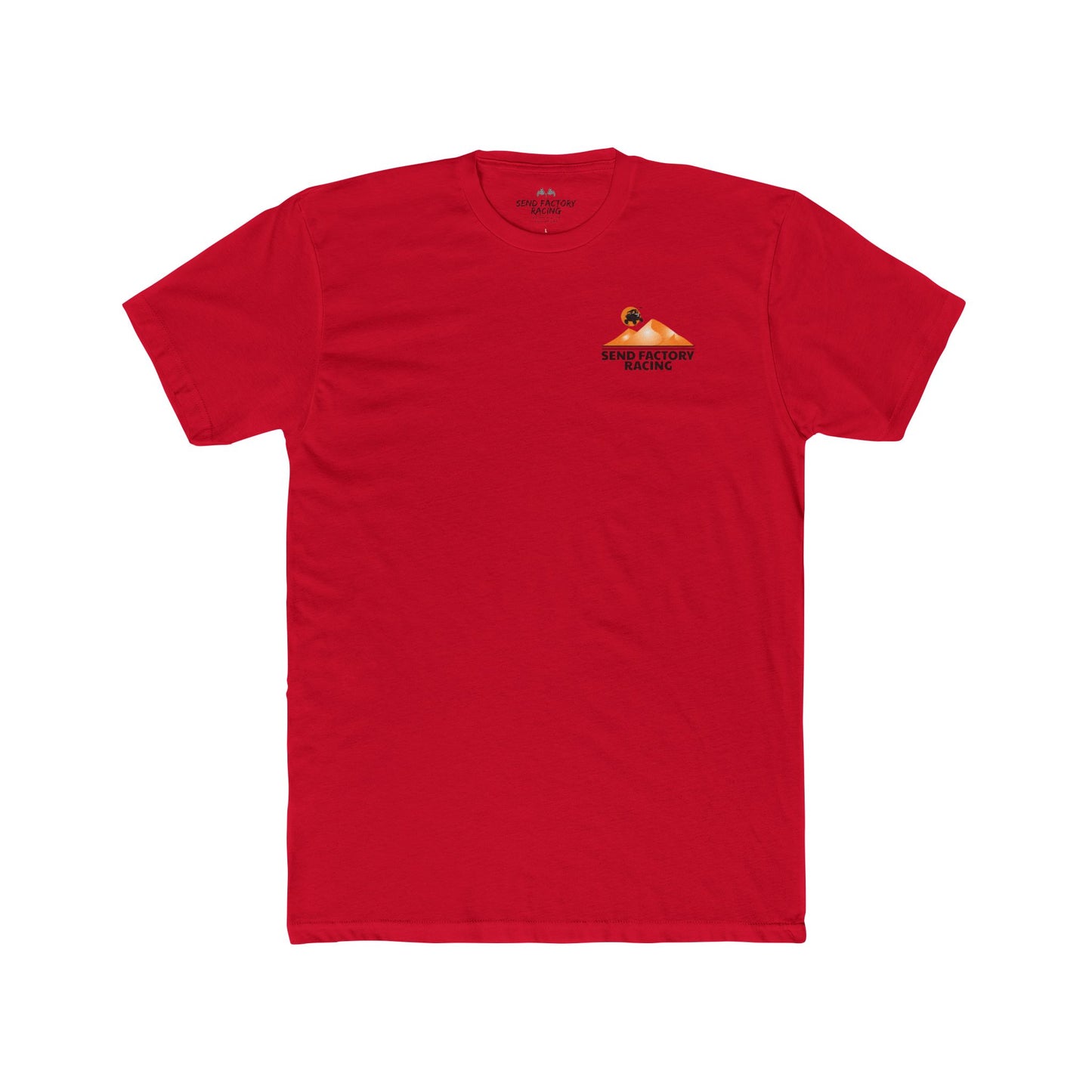 Send Factory Racing Unisex Crew Tee - Motivational Cotton T-Shirt for Racing Enthusiasts