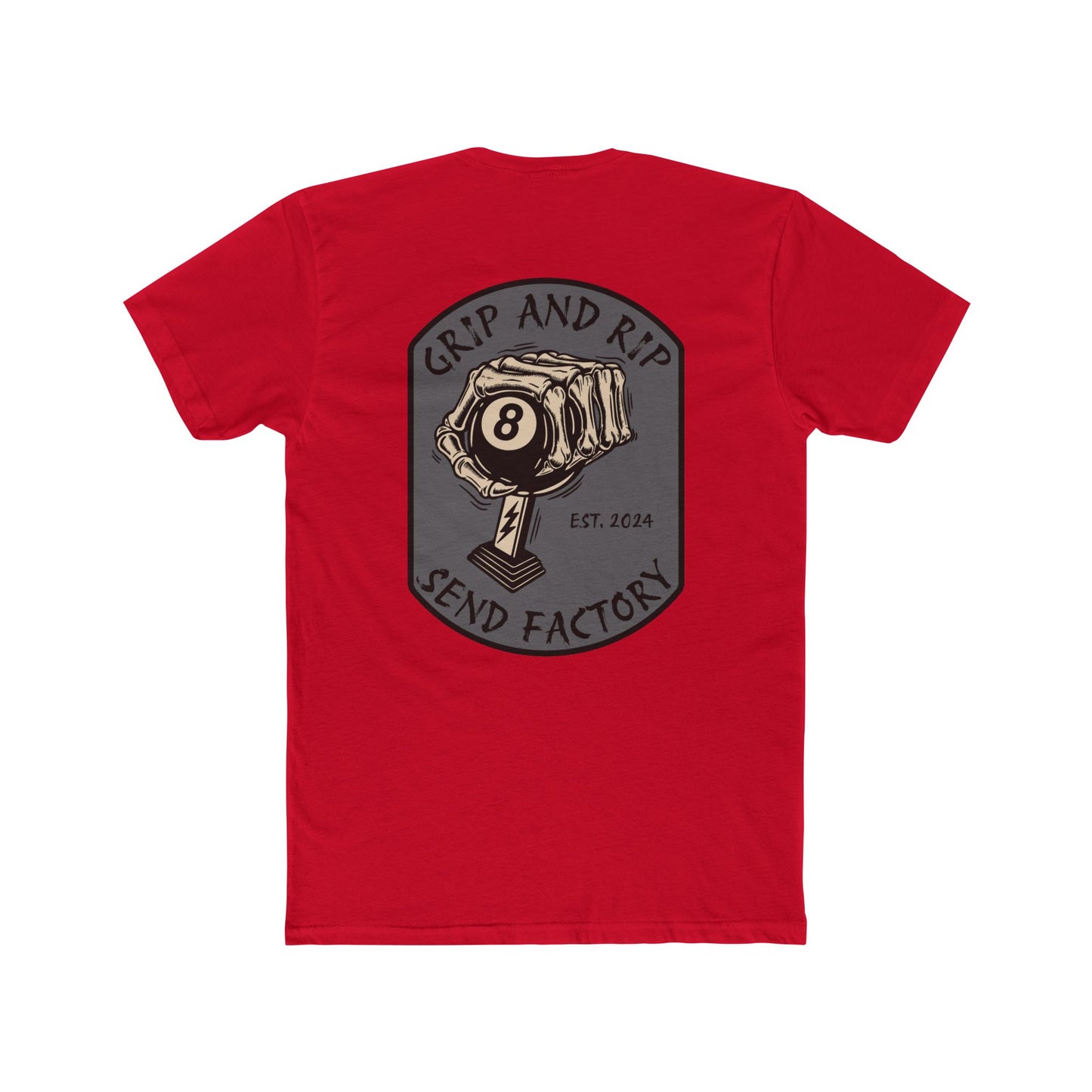 Send Factory Racing Unisex Crew Tee - Motivational Cotton T-Shirt for Racing Enthusiasts