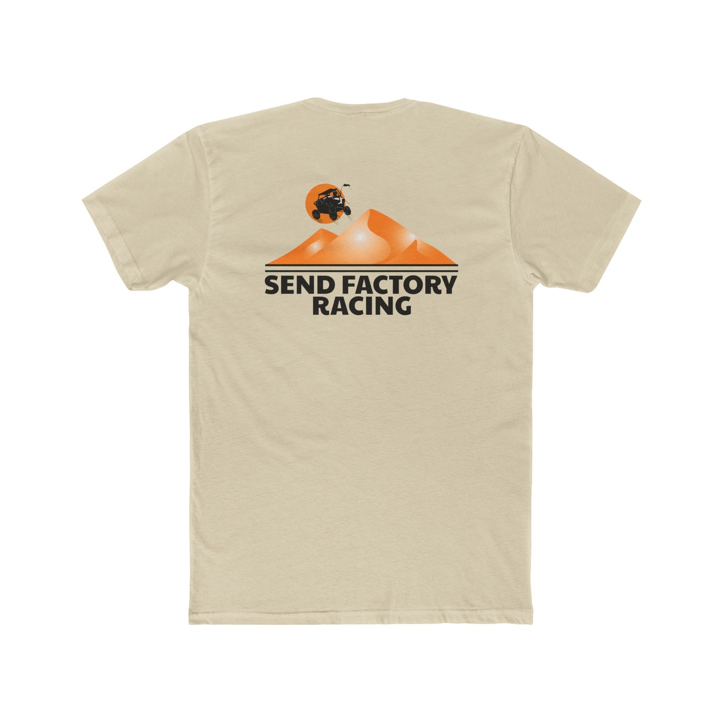 Send Factory Racing Unisex Crew Tee - Motivational Cotton T-Shirt for Racing Enthusiasts