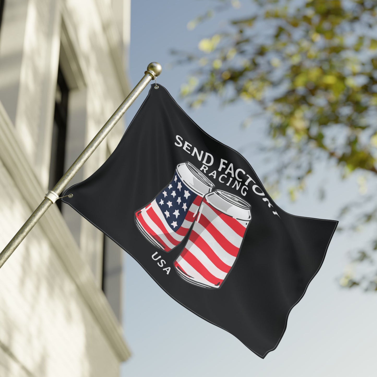 send factory racing flags