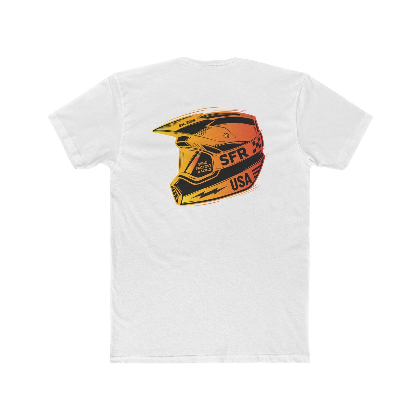 Send Factory Racing Unisex Crew Tee - Motivational Cotton T-Shirt for Racing Enthusiasts
