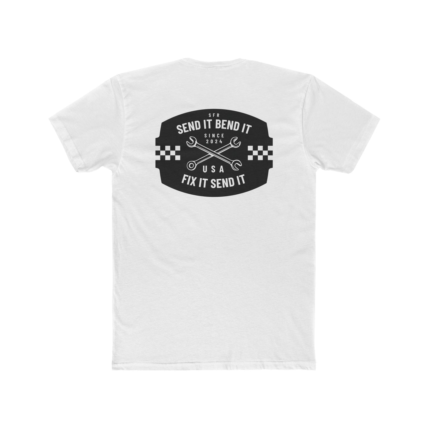 Send Factory Racing Unisex Crew Tee - Motivational Cotton T-Shirt for Racing Enthusiasts