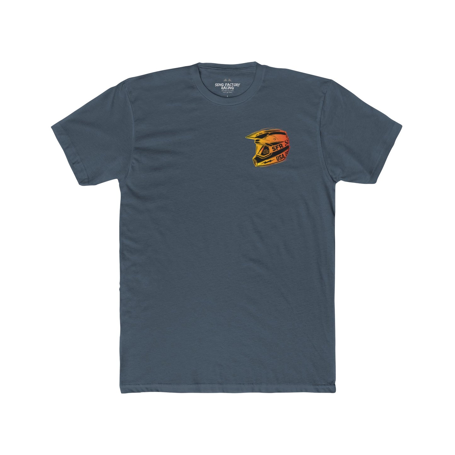 Send Factory Racing Unisex Crew Tee - Motivational Cotton T-Shirt for Racing Enthusiasts