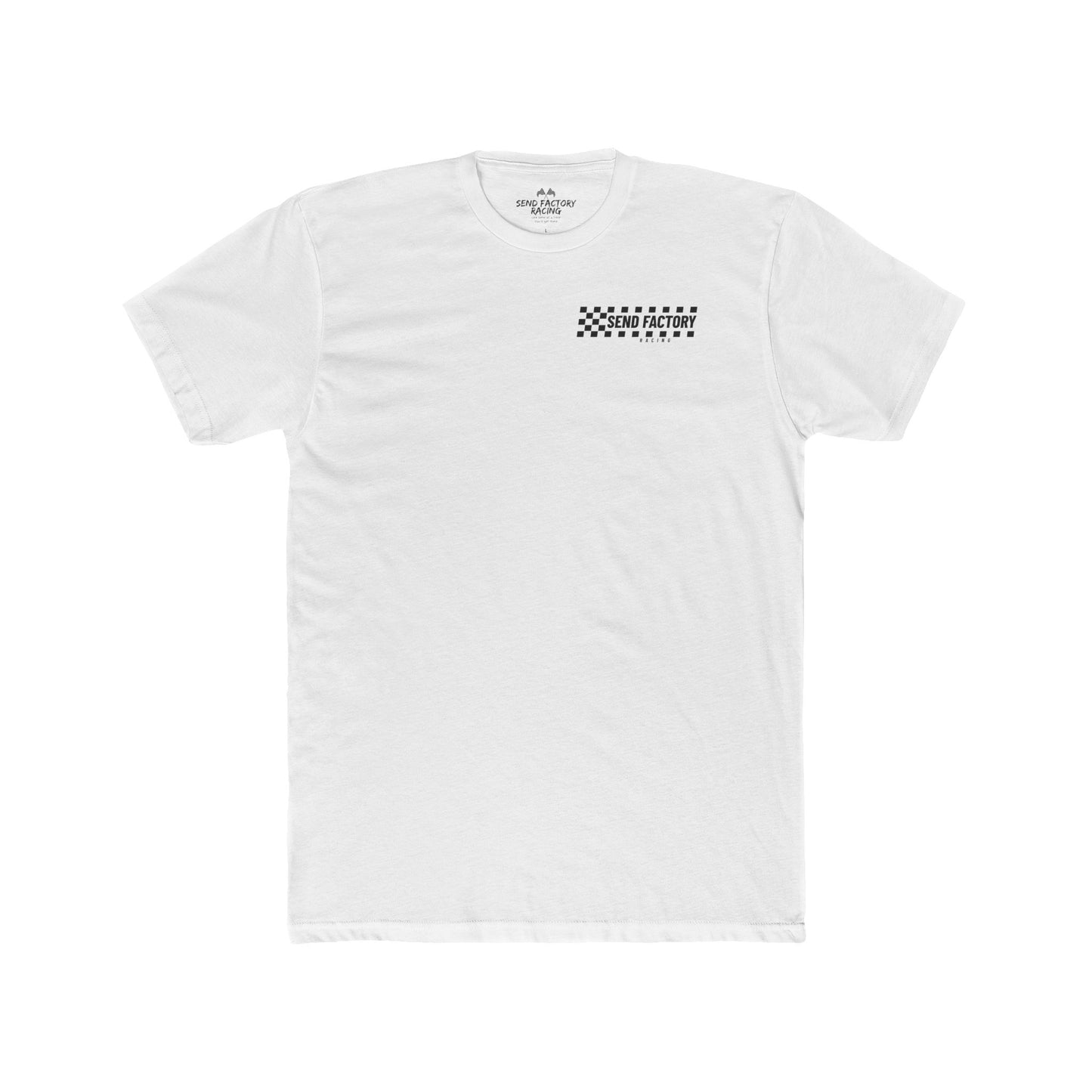 Send Factory Racing Unisex Crew Tee - Motivational Cotton T-Shirt for Racing Enthusiasts
