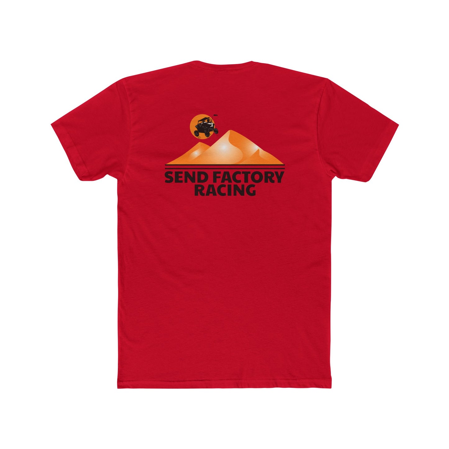 Send Factory Racing Unisex Crew Tee - Motivational Cotton T-Shirt for Racing Enthusiasts