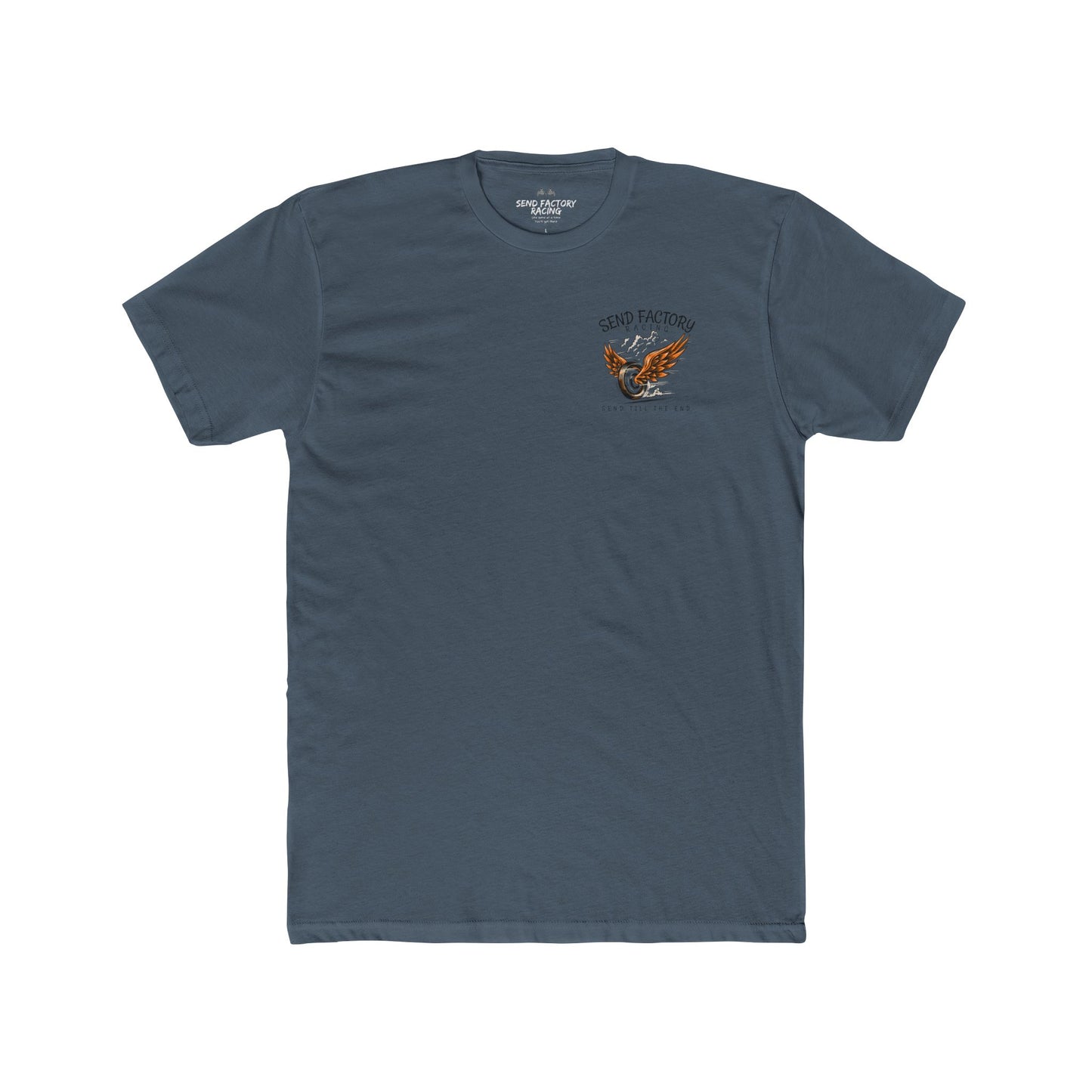 Send Factory Racing Unisex Crew Tee - Motivational Cotton T-Shirt for Racing Enthusiasts
