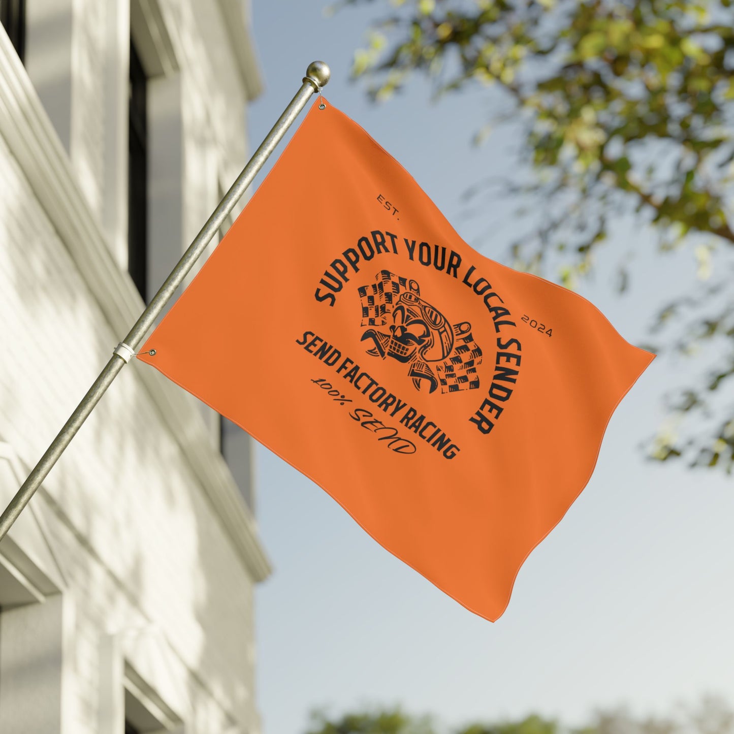 send factory racing flags