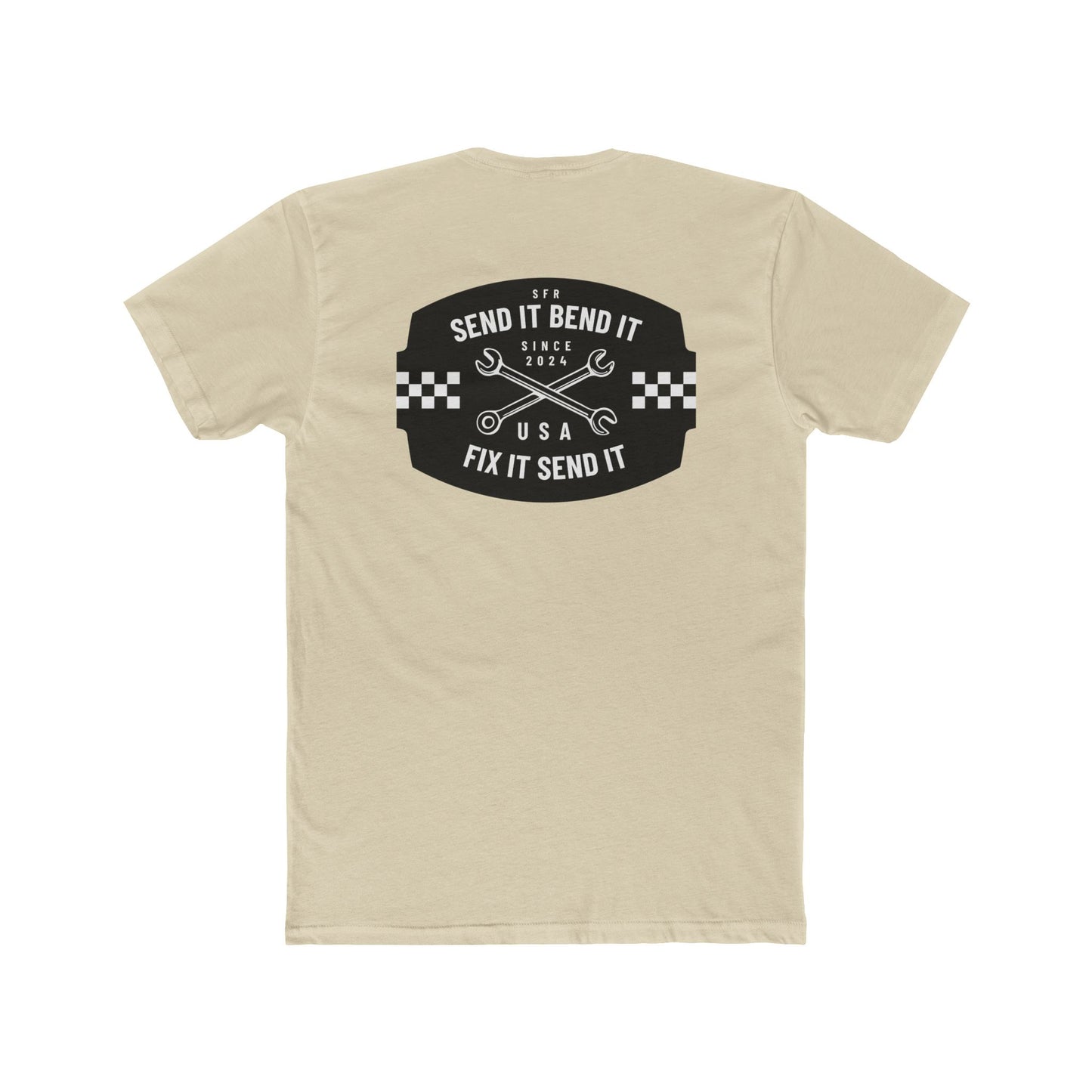 Send Factory Racing Unisex Crew Tee - Motivational Cotton T-Shirt for Racing Enthusiasts