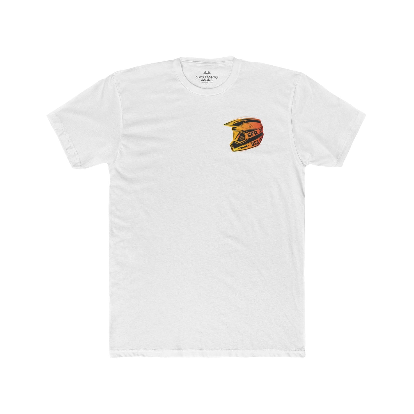 Send Factory Racing Unisex Crew Tee - Motivational Cotton T-Shirt for Racing Enthusiasts