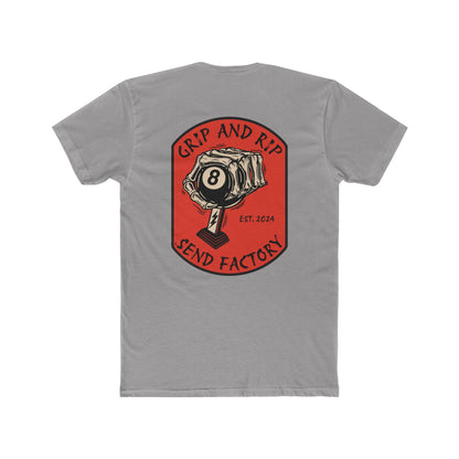 Send Factory Racing Unisex Crew Tee - Motivational Cotton T-Shirt for Racing Enthusiasts