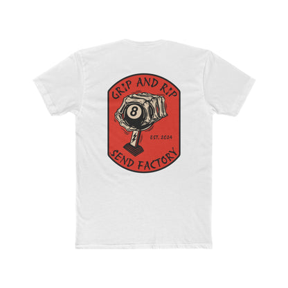 Send Factory Racing Unisex Crew Tee - Motivational Cotton T-Shirt for Racing Enthusiasts