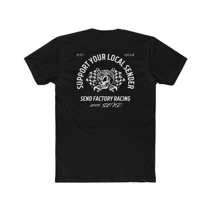 Send Factory Racing Unisex Crew Tee - Motivational Cotton T-Shirt for Racing Enthusiasts