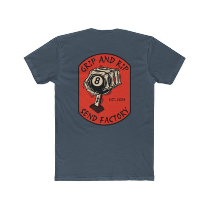 Send Factory Racing Unisex Crew Tee - Motivational Cotton T-Shirt for Racing Enthusiasts