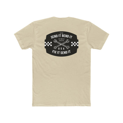 Send Factory Racing Unisex Crew Tee - Motivational Cotton T-Shirt for Racing Enthusiasts