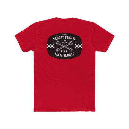 Send Factory Racing Unisex Crew Tee - Motivational Cotton T-Shirt for Racing Enthusiasts