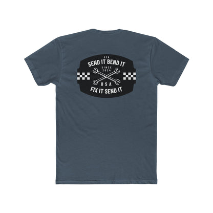 Send Factory Racing Unisex Crew Tee - Motivational Cotton T-Shirt for Racing Enthusiasts